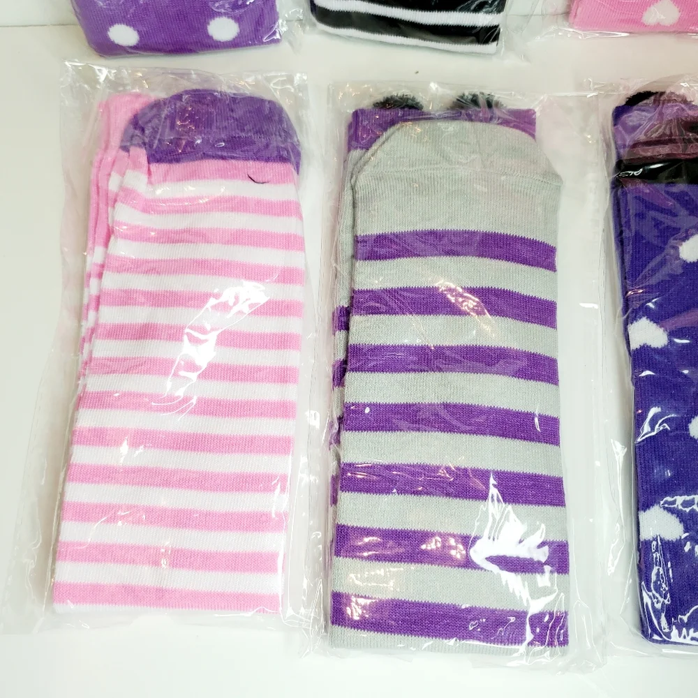 Girls Knee High Socks 6 Pack